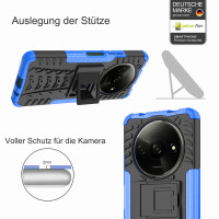 Hülle für Xiaomi Redmi A3 Handyhülle Handy Tasche Case Cover Schale TPU Bumper in Blau