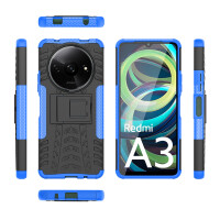 Hülle für Xiaomi Redmi A3 Handyhülle Handy Tasche Case Cover Schale TPU Bumper in Blau