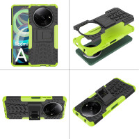 Hülle für Xiaomi Redmi A3 Handyhülle Handy Tasche Case Cover Schale TPU Bumper in Grün
