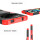 Hülle für Xiaomi Redmi A3 Handyhülle Handy Tasche Case Cover Schale TPU Bumper in Rot