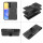 Outdoor Hülle für Samsung Galaxy A16 Handyhülle Handy Tasche Bumper TPU Silikon in Schwarz