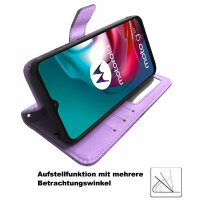 Schutz Hülle Motorola Moto G10 / G20 / G30 Handy Tasche Wallet Case Handyhülle