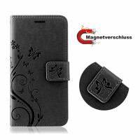 Schutz Hülle Nokia G20 / G10 Handyhülle Handy Tasche Flip Case Klapptasche Blume