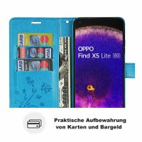 Oppo Find X5 Lite - Hülle Handyhülle Handy Tasche Flip Case Cover Buchhülle Etui