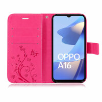 Oppo A16 / A16s, Handy Tasche Hülle Flip Case Cover Handyhülle Buchhülle Etui BF