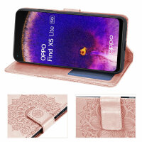 Hülle für Oppo Find X5 Lite, Flipcase Handyhülle Schutzhülle Klapphülle Etui TPU