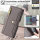 Handykette Samsung Hülle mit Band Handyhülle Kartenfächer PU Leder Umhängetasche Galaxy S25 Ultra in Grau