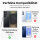 360° Grad Hülle für Samsung Galaxy S25 Ultra mit Integriertem Displayschutz Schwarz
