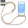 Handykette für Samsung S25 Handyhülle mit Band Hülle Galaxy S25 in Beige / Braun