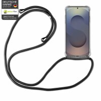 Handykette für Samsung S25 Ultra Handyhülle mit Band Hülle Galaxy S25 Ultra in Schwarz