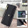 Handykette Xiaomi Redmi Note 14 4G Hülle mit Band Handyhülle Kartenfächer PU Leder Umhängetasche in Schwarz