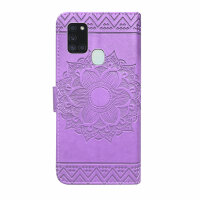 Handy Tasche für Samsung Galaxy A21s Hülle Case TPU Schutz Schale Etui Buchhülle