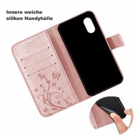 Handyhülle für Samsung Galaxy Xcover 5 - Klapphülle Blume (Farbe wählbar)