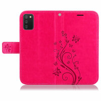 Handy Tasche für Samsung Galaxy A02s Hülle Case Schutz TPU Schale Etui Buchhülle