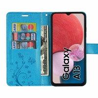 Hülle für Samsung Galaxy A13 4G, Schutzhülle Handy Tasche Flipcase Handyhülle BF