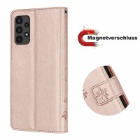 Hülle für Samsung Galaxy A13 4G, Schutzhülle Handy Tasche Flipcase Handyhülle BF