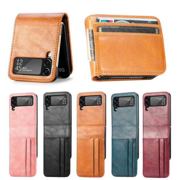 Hülle für Samsung Galaxy Z Flip 4 5G - Handyhülle Schutzhülle Flip Case Etui TPU