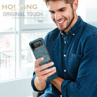 Hülle für Samsung Galaxy Z Flip 4 5G - Handyhülle Schutzhülle Flip Case Etui TPU