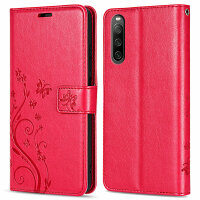 Hülle für Sony Xperia 10 IV, Schutzhülle Klapphülle Handyhülle Flip Case Etui