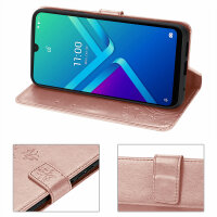 Hülle für Wiko Y82, Handyhülle Schutzhülle Klapphülle Flipcase Etui Handy Tasche