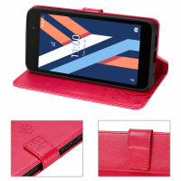 Hülle für Wiko Y52, Handyhülle Schutzhülle Klapphülle Flipcase Etui Handy Tasche