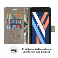 Hülle für Wiko Y52, Handyhülle Schutzhülle Klapphülle Flipcase Etui Handy Tasche