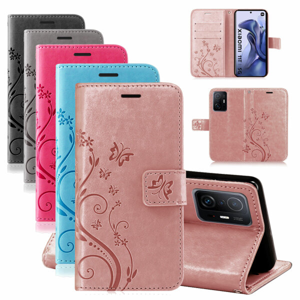 Handy Tasche Xiaomi 11T / 11T Pro, Hülle Handyhülle Flip Case Klapphülle Etui BF