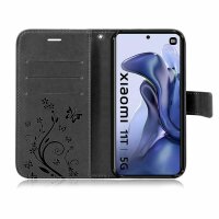 Handy Tasche Xiaomi 11T / 11T Pro, Hülle Handyhülle Flip Case Klapphülle Etui BF