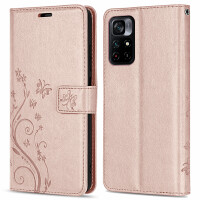 Hülle für Xiaomi POCO M4 Pro 5G, Handyhülle Handy Tasche Wallet Case Flip Etui