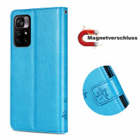 Hülle für Xiaomi POCO M4 Pro 5G, Handyhülle Handy Tasche Wallet Case Flip Etui