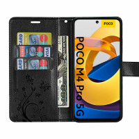 Hülle für Xiaomi POCO M4 Pro 5G, Handyhülle Handy Tasche Wallet Case Flip Etui