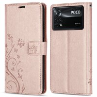 Hülle für Xiaomi POCO X4 Pro 5G, Handyhülle Handy Tasche Schutz Flip Case Schale