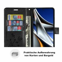 Hülle für Xiaomi POCO X4 Pro 5G, Handyhülle Handy Tasche Schutz Flip Case Schale