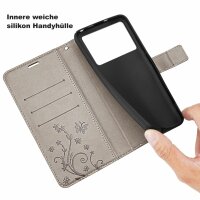 Hülle für Xiaomi POCO X4 Pro 5G, Handyhülle Handy Tasche Schutz Flip Case Schale