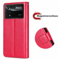 Hülle für Xiaomi POCO X4 Pro 5G, Handyhülle Handy Tasche Schutz Flip Case Schale