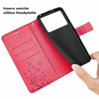 Hülle für Xiaomi POCO X4 Pro 5G, Handyhülle Handy Tasche Schutz Flip Case Schale