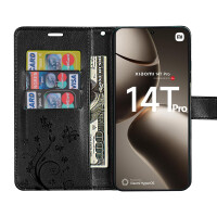 Hülle Xiaomi 14T Pro, Handy Tasche Handyhülle Wallet Case Flip Cover Klapphülle