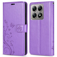 Hülle Xiaomi 14T Pro, Handy Tasche Handyhülle Wallet Case Flip Cover Klapphülle
