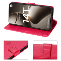 Hülle Xiaomi 14T Pro, Handy Tasche Handyhülle Wallet Case Flip Cover Klapphülle