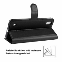 ZTE Blade A7 Hülle Handy Tasche Case Schutz Schale Etui Wallet Buchhülle Bumper