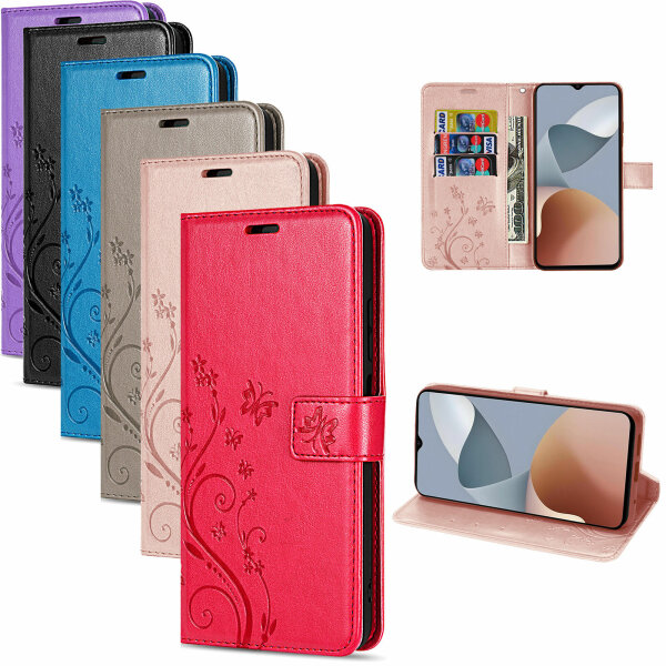 Hülle für ZTE Blade A34 Handy Tasche Handyhülle Wallet Case Klapphülle Flip Case