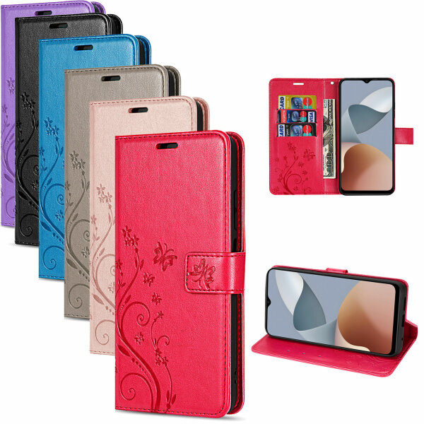 Hülle für ZTE Blade A54 Handy Tasche Handyhülle Wallet Case Klapphülle Flip Case