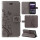 ZTE Handy Tasche Handyhülle Wallet Schutz Hülle Blumen Flip Cover Buch Case Etui