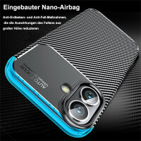 Hülle für Apple iPhone 16/ Pro/ Pro Max/ Plus Serie Handyhülle Back Cover Silikon Case Bumper Schwarz