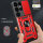 Outdoor Panzer Hülle für Samsung Galaxy S25 Ultra mit Kameraschutz Ringhalter in Rot