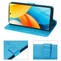 Hülle für ZTE Blade V60 Vita Handy Tasche Handyhülle Hülle Schutzhülle Klapphülle in Blau