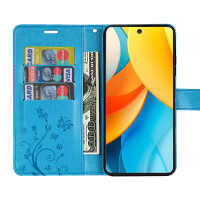 Hülle für ZTE Blade V60 Vita Handy Tasche Handyhülle Hülle Schutzhülle Klapphülle in Blau