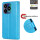 Hülle für ZTE Blade V60 Vita Handy Tasche Handyhülle Hülle Schutzhülle Klapphülle in Blau