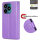 Hülle für ZTE Blade V60 Vita Handy Tasche Handyhülle Hülle Schutzhülle Klapphülle in Lila