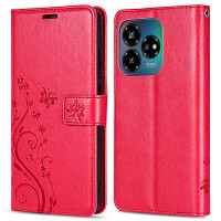 Hülle für ZTE Blade V60 Vita Handy Tasche Handyhülle Hülle Schutzhülle Klapphülle in Rot